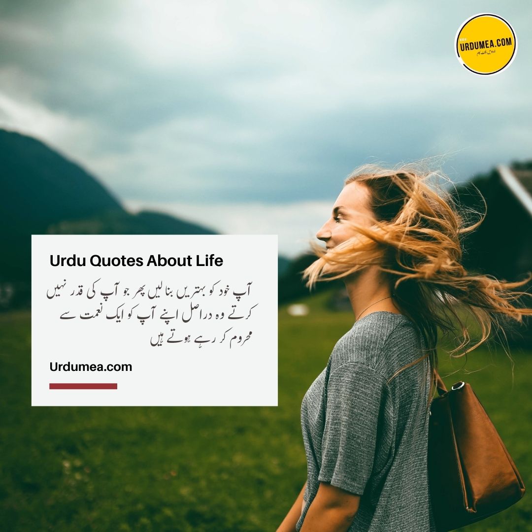 11- Urdu Quotes About Life آپ خود کو بہتریں۔۔۔