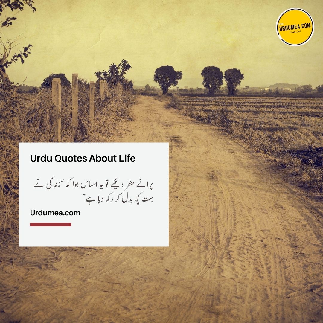 4- Urdu Quotes About Life پرانے منظر ۔۔۔