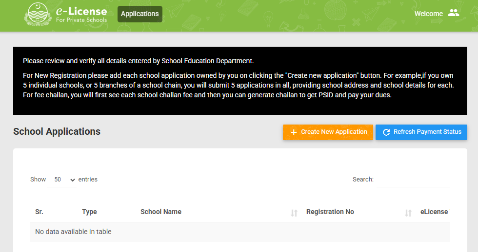 PEPRIS New Registration 2025